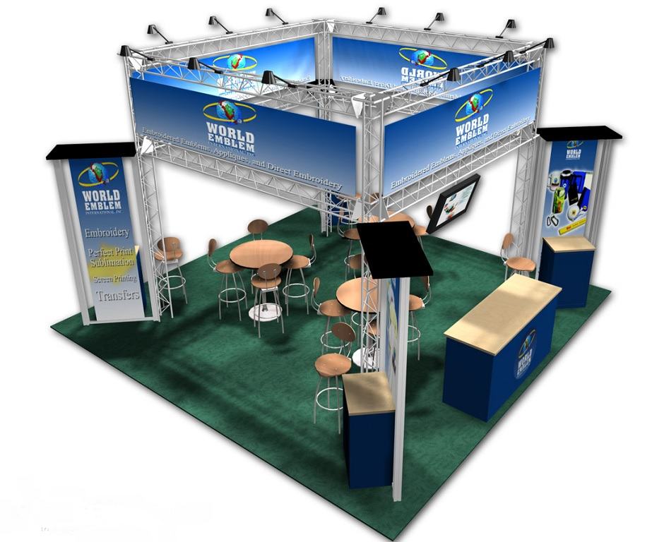 trade show 20x20 rental booth